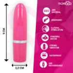 MORESSA - IVY  MASAJEADOR SIMULADOR LABIAL DE VIAJE ROSA - Imagen 4