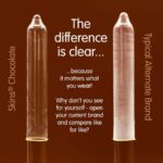 SKINS - PRESERVATIVOS PREMIUM SABOR CHOCOLATE PACK 8 - Imagen 3