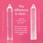 SKINS - DOTS  RIBS PRESERVATIVOS PREMIUM PACK 8 - Imagen 3