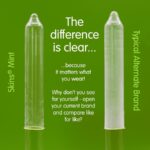 SKINS - PRESERVATIVOS PREMIUM SABOR MENTA PACK 8 - Imagen 3