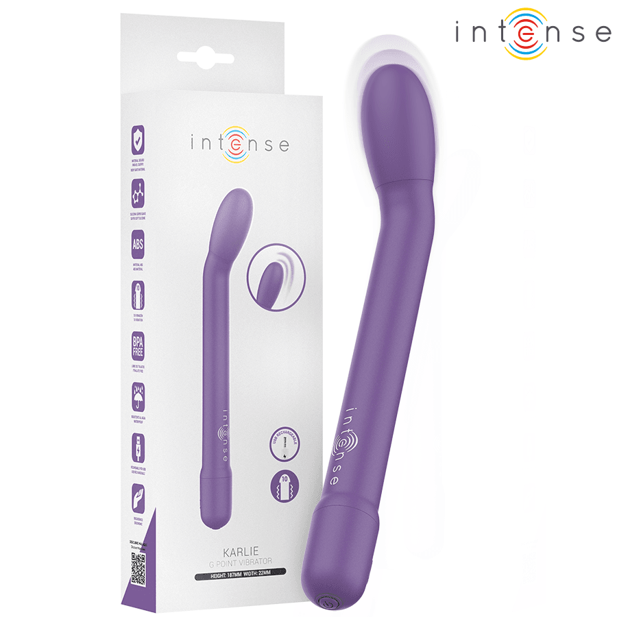 INTENSE - KARLIE ESTIMULADOR PUNTO-G RECARGABLE MORADO