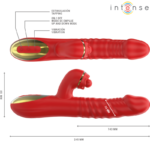 INTENSE - THALIA VIBRACIÓN  EMPUJE  ESTIMULACIÓN ROJO - Imagen 3