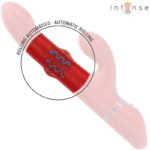 INTENSE - LELE VIBRADOR MULTIFUNCIÓN ROTATORIO  OSCILACIÓN  ESTIMULACIÓN ROJO - Imagen 5