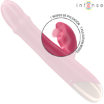 INTENSE - CHLOE VIBRADOR MULTIFUNCIÓN 3 EN 1 ROJO - Imagen 4