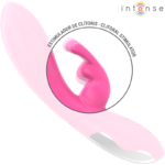 INTENSE - RANDALL VIBRADOR RABBIT 10 VIBRACIONES ROSA - Imagen 5