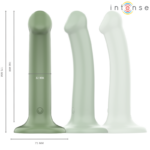 INTENSE - BECCA VIBRADOR CON VENTOSA 10 VIBRACIONES VERDE CONTROL REMOTO - Imagen 3
