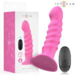 INTENSE - CINDY VIBRADOR TALLA L DISEÑO EN ESPIRAL 10 VIBRACIONES ROSA CONTROL REMOTO