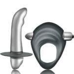 CLIMAXIMUM - ENTICE KIT ANILLO PARA PENE + VIBRADOR PRÓSTATA PRINCIPIANTES