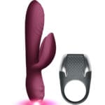 CLIMAXIMUM - LAMOUR KIT VIBRADOR RABBIT + ANILLO PENE LED