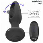 ADDICTED TOYS - PLUG ANAL CON LENGUA VIBRADORA Y CONTROL REMOTO - Imagen 4
