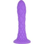 SILEXD - DREAMY DILDO FANTASY SILICONA LIQUIDA TERMOREACTIVO VIOLETA 18.5 CM