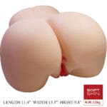 CRAZY BULL - JULIA TRASERO FEMENINO REALISTA VAGINA Y ANAL 11 KG - Imagen 2