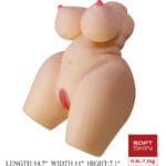 CRAZY BULL - GRACE TORSO FEMENINO REALISTA VAGINA Y ANAL 7.5 KG - Imagen 2