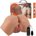 CRAZY BULL - HAILEY TRASERO VIBRADOR CON VAGINA Y ANO REALÍSTICO CONTROL REMOTO