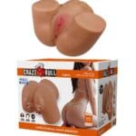 CRAZY BULL - GERIANN TRASERO FEMENINO REALISTA VIBRADOR  SUCCIONADOR CON SONIDO 5.5 KG