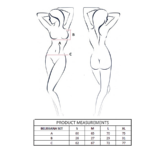 PASSION - BELISSANA SET SUJETADOR + TANGA VIOLETA L/XL - Imagen 4