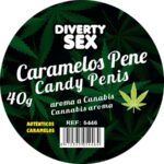 DIABLO PICANTE - 20 CARAMELOS CON FORMA DE PENE CON AROMA CANNABIS - Imagen 2