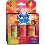 SKINS - FRUITY LUBES KIT LUBRICANTES SANDÍA, FRESA  MANGO 3 x 12 ML