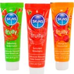 SKINS - FRUITY LUBES KIT LUBRICANTES SANDÍA, FRESA  MANGO 3 x 12 ML - Imagen 2