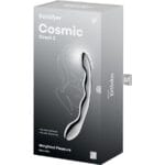 SATISFYER - COSMIC CREST 2 DILDO ACERO INOXIDABLE DOBLE USO - Imagen 5
