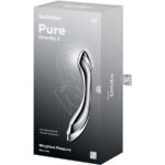 SATISFYER - PURE GRAVITY 2 DILDO ACERO INOXIDABLE DOBLE USO - Imagen 5