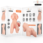 INTENSE DEEP TOUCH - JESSE TORSO MASTURBADOR MULTIPOSICIÓN DOBLE VAGINA ANO - Imagen 3