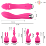 INTENSE - CHER VIBRADOR 20 PATRONES CON CABEZALES INTERCAMBIABLES - Imagen 3
