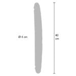 GET REAL - DILDO DOBLE DONG DE SILICONA CARAMELO 40 CM - Imagen 3
