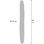 GET REAL - DILDO DOBLE DONG DE SILICONA CARAMELO 46 CM - Imagen 3