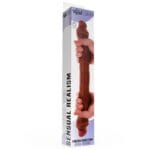GET REAL - DILDO DOBLE DONG DE SILICONA CARAMELO 46 CM - Imagen 4