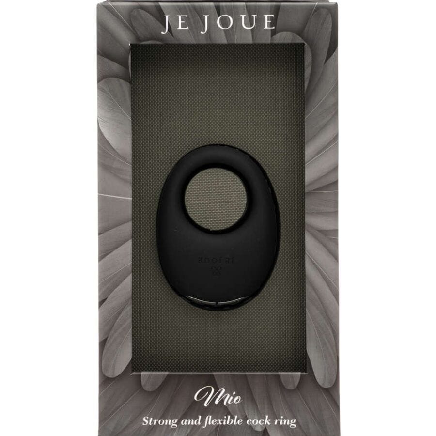 img_218363_d41d6460e200985edf26d03d331b0b35_1.jpg JE JOUE - MIO ANILLO PARA EL PENE VIBRADOR FUERTE Y FLEXIBLE NEGRO - Imagen 1