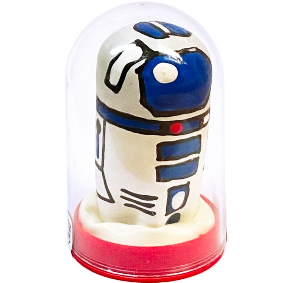 img_218427_50433e9f28083a3072640c9a6917871f_1.jpg CONDOMERIE - PRESERVATIVO DECORATIVO PINTADO A MANO ROBOT - Imagen 1