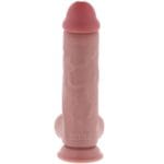 GET REAL - PENE REALÍSTICO DELUXE CON TESTÍCULOS EXTRA GRUESO 25 CM