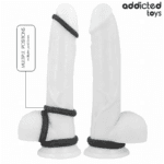ADDICTED TOYS - SET ANILLOS PENE TEXTURIZADOS 4 TAMAÑOS - Imagen 4