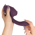 WOMANIZER - DUO NEXT ESTIMULADOR VIBRADOR DUAL CLÍTORIS  PUNTOG MORADO - Imagen 4