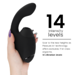 WOMANIZER - DUO NEXT ESTIMULADOR VIBRADOR DUAL CLÍTORIS  PUNTOG NEGRO - Imagen 5