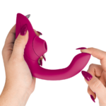 WOMANIZER - BLEND ESTIMULADOR VIBRADOR RABBIT FUCSIA - Imagen 4