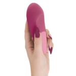 WOMANIZER - VIBE VIBRADOR LAY-ON SILENCIOSO ROSA OSCURO - Imagen 4