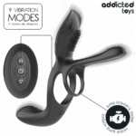ADDICTED TOYS - ANILLO DOBLE PARA EL PENE CON ESTIMULADOR DE CLÍTORIS