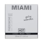 HOT - PERFUME CON FEROMONAS MIAMI SPICY MUJER 30 ML - Imagen 2