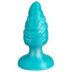 SILEXD - MELTY PLUG ANAL FANTASY SILICONA LIQUIDA TERMOREACTIVO AZUL CELESTE 9.2 CM - Imagen 3