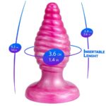 SILEXD - CHERRY PLUG ANAL FANTASY SILICONA LIQUIDA TERMOREACTIVO ROSA 9.2 CM - Imagen 2