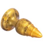 SILEXD - GOLDY PLUG ANAL FANTASY SILICONA LIQUIDA TERMOREACTIVO ORO 9.2 CM - Imagen 4