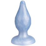 SILEXD - DIAMOND PLUG ANAL FANTASY SILICONA LIQUIDA TERMOREACTIVO AZUL PERLA 9.2 CM - Imagen 3