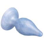SILEXD - DIAMOND PLUG ANAL FANTASY SILICONA LIQUIDA TERMOREACTIVO AZUL PERLA 9.2 CM - Imagen 4