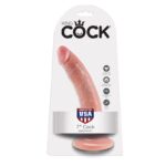 KING COCK - 7 PENE NATURAL 17.8 CM