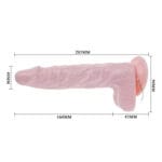 BAILE - SUPER ROTA DONG DILDO REALÍSTICO 20.5 CM - Imagen 5