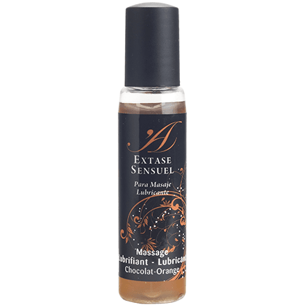 EXTASE SENSUAL - LUBRICANTE CHOCOLATE  NARANJA VIAJE 35 ML