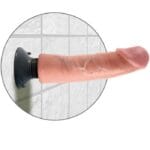 KING COCK - DILDO VIBRADOR 23 CM NATURAL - Imagen 5