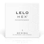 LELO - HEX PRESERVATIVO CAJA 3 UDS
